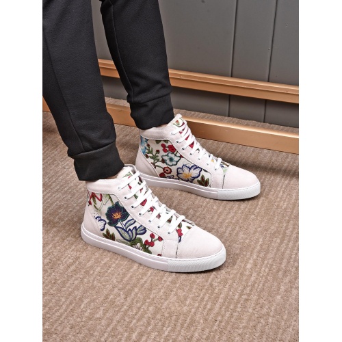 Replica Versace High Tops Shoes For Men #945822 $80.00 USD for Wholesale