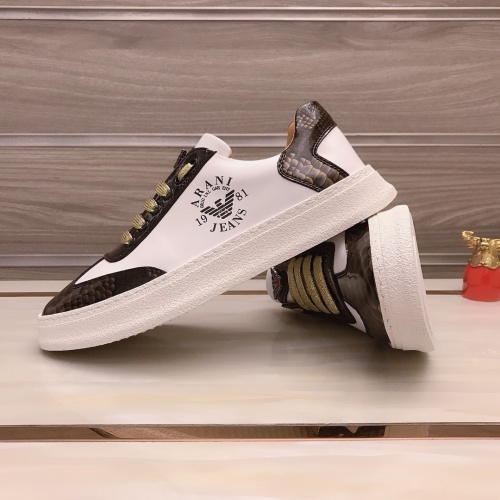 Replica Armani Casual Shoes For Men #945846 $80.00 USD for Wholesale