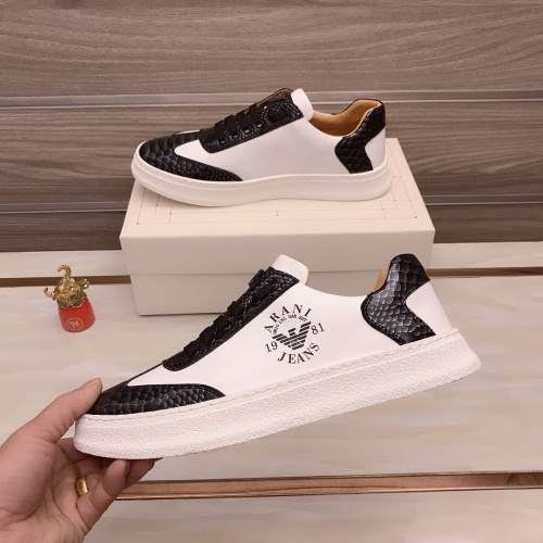 Replica Armani Casual Shoes For Men #945848 $80.00 USD for Wholesale