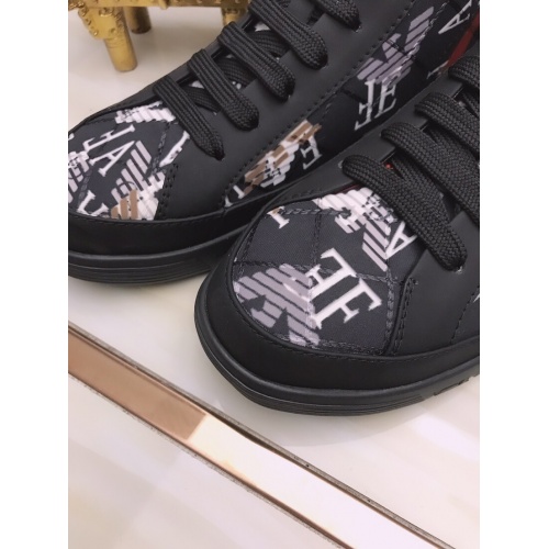 Replica Armani High Tops Shoes For Men #945851 $82.00 USD for Wholesale