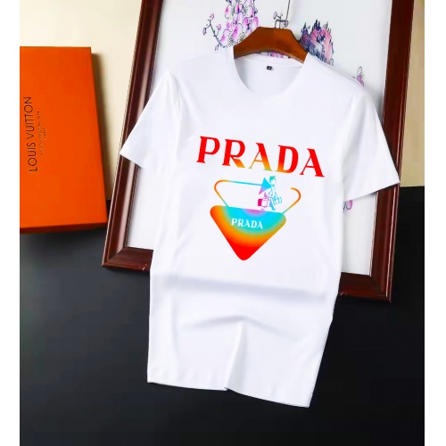 Prada T-Shirts Short Sleeved For Men #945869 $32.00 USD, Wholesale Replica Prada T-Shirts
