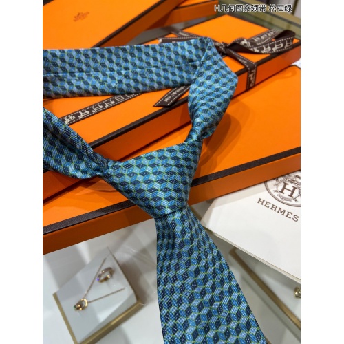 Replica Hermes Necktie For Men #945923 $48.00 USD for Wholesale