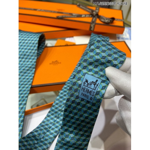 Replica Hermes Necktie For Men #945923 $48.00 USD for Wholesale