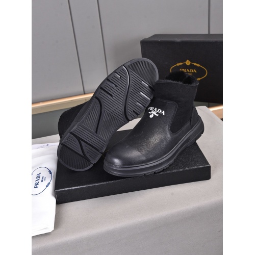 Replica Prada High Tops Shoes For Men #945997 $96.00 USD for Wholesale