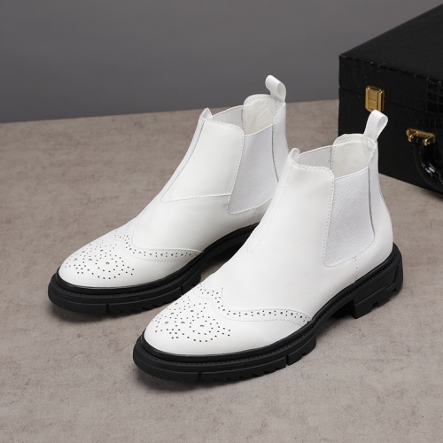 Replica Prada Leather Shoes For Men #946042 $85.00 USD for Wholesale