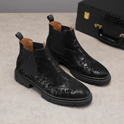 Replica Prada Leather Shoes For Men #946045 $85.00 USD for Wholesale