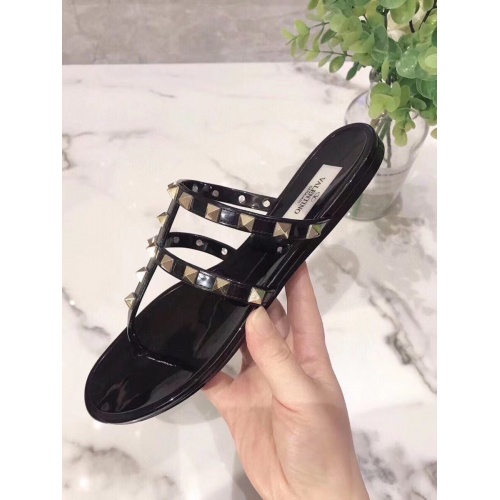 Replica Valentino Slippers For Women #946128 $50.00 USD for Wholesale
