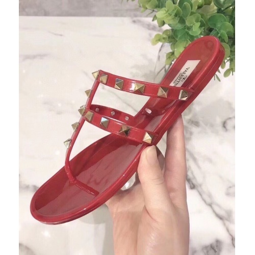 Replica Valentino Slippers For Women #946130 $50.00 USD for Wholesale