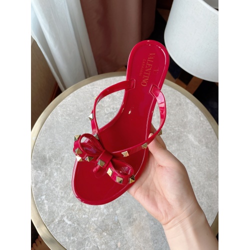 Replica Valentino Slippers For Women #946132 $45.00 USD for Wholesale