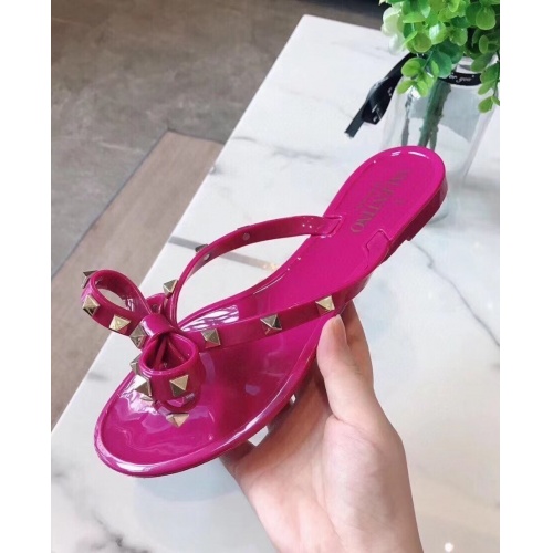 Replica Valentino Slippers For Women #946133 $45.00 USD for Wholesale