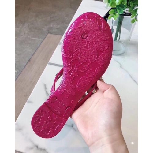Replica Valentino Slippers For Women #946133 $45.00 USD for Wholesale