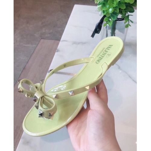 Replica Valentino Slippers For Women #946135 $45.00 USD for Wholesale