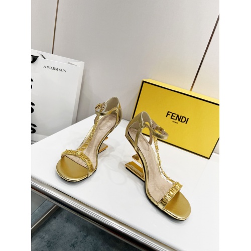 Replica Fendi Sandal For Women #946152 $115.00 USD for Wholesale