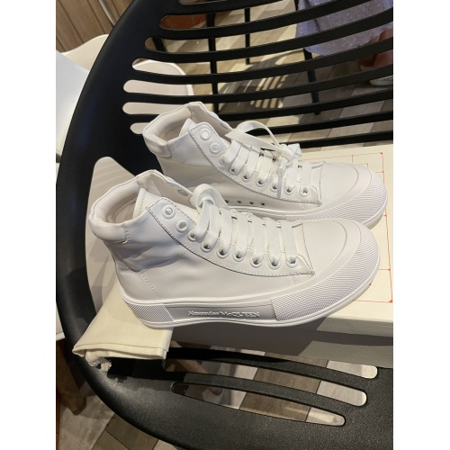 Alexander McQueen High Tops Shoes For Women #946178 $96.00 USD, Wholesale Replica Alexander McQueen High Tops Shoes