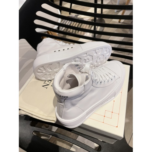 Replica Alexander McQueen High Tops Shoes For Women #946178 $96.00 USD for Wholesale