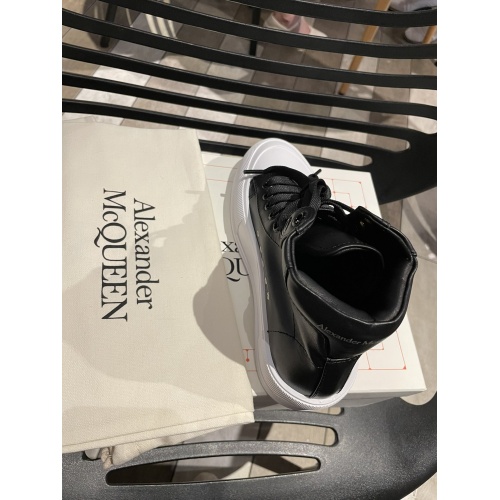 Replica Alexander McQueen High Tops Shoes For Women #946179 $96.00 USD for Wholesale
