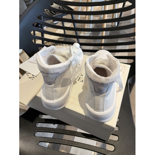 Replica Alexander McQueen High Tops Shoes For Women #946180 $85.00 USD for Wholesale