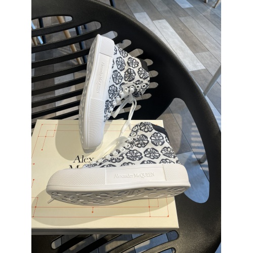 Replica Alexander McQueen High Tops Shoes For Women #946183 $85.00 USD for Wholesale