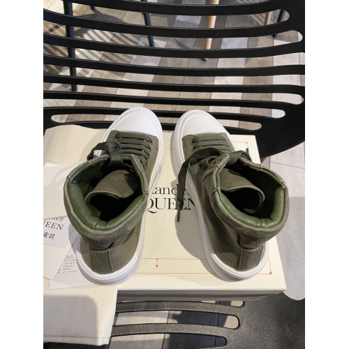 Replica Alexander McQueen High Tops Shoes For Women #946185 $85.00 USD for Wholesale