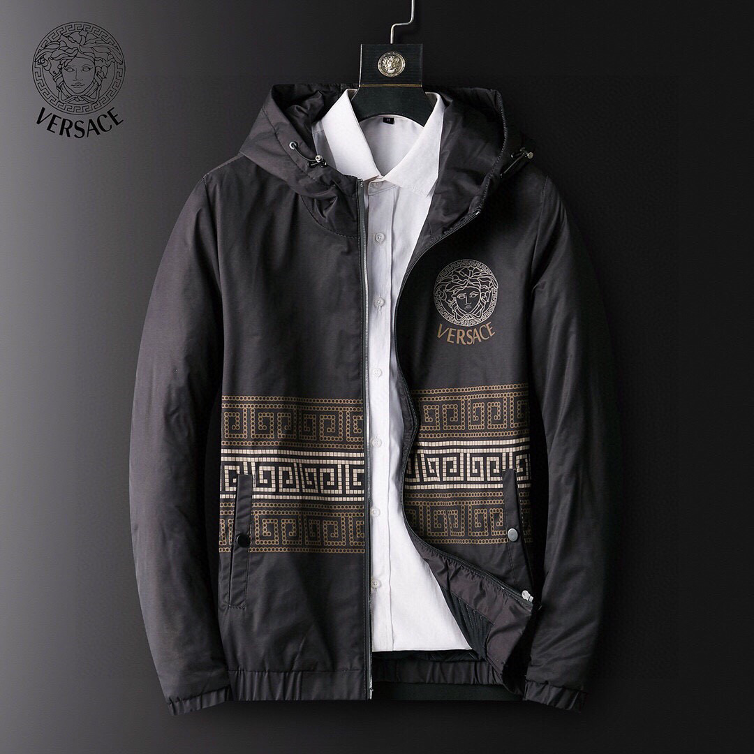 versace down coat