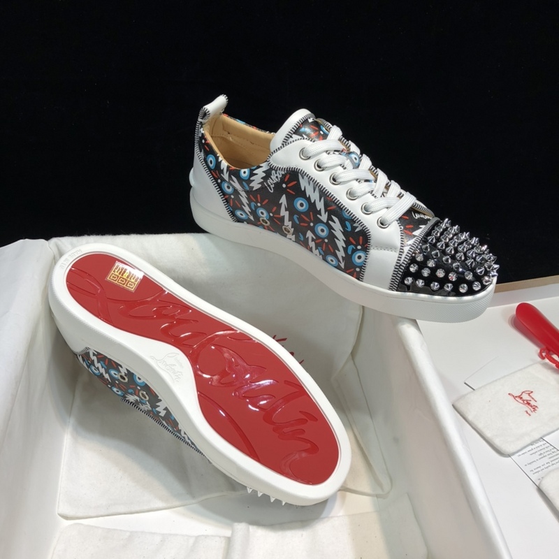 christian louboutin colorful sneakers