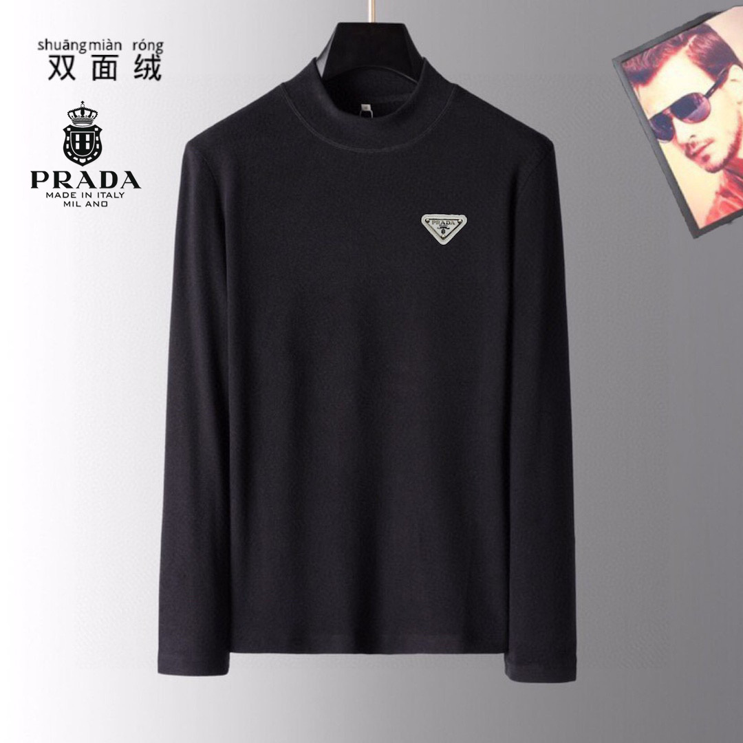 prada long sleeve t shirt mens