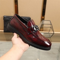 $92.00 USD Salvatore Ferragamo Leather Shoes For Men #943620