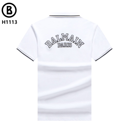 Replica Balmain T-Shirts Short Sleeved For Men #946237 $32.00 USD for Wholesale