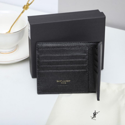 Replica Yves Saint Laurent AAA Quality Wallets For Women #946292 $50.00 USD for Wholesale
