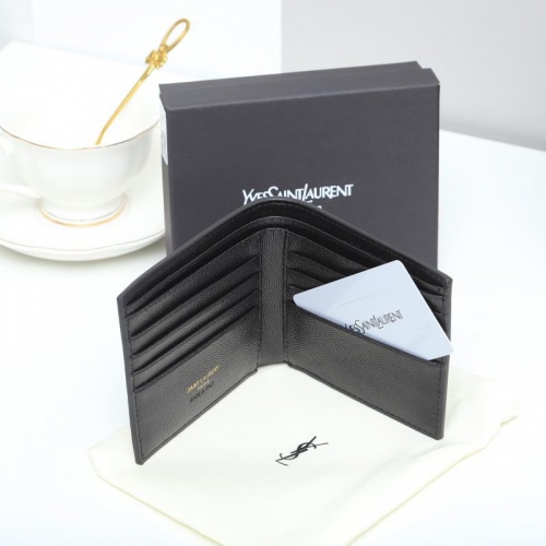 Replica Yves Saint Laurent AAA Quality Wallets For Women #946292 $50.00 USD for Wholesale