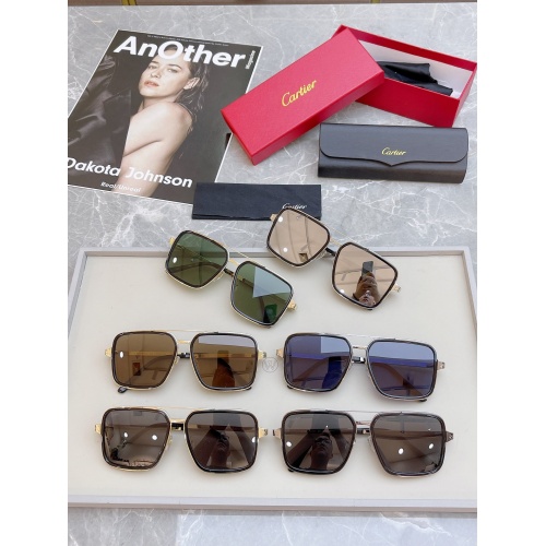 Replica Cartier AAA Quality Sunglassess #946366 $58.00 USD for Wholesale