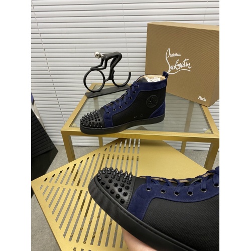 Replica Christian Louboutin High Tops Shoes For Men #946424 $92.00 USD for Wholesale
