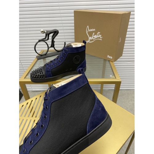 Replica Christian Louboutin High Tops Shoes For Men #946424 $92.00 USD for Wholesale