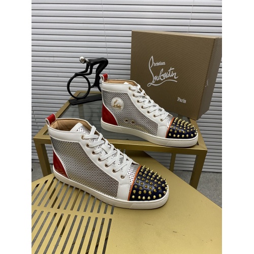 $98.00 USD Christian Louboutin High Tops Shoes For Men #946431