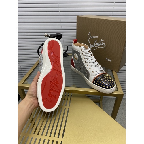 Replica Christian Louboutin High Tops Shoes For Men #946431 $98.00 USD for Wholesale