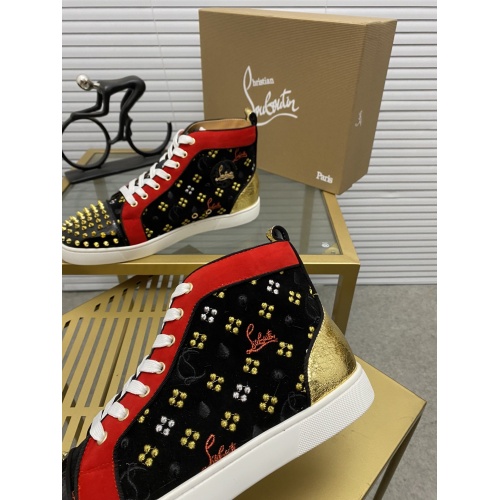 Replica Christian Louboutin High Tops Shoes For Women #946432 $98.00 USD for Wholesale