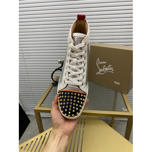 Replica Christian Louboutin High Tops Shoes For Women #946433 $98.00 USD for Wholesale