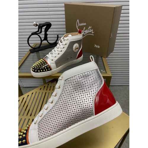 Replica Christian Louboutin High Tops Shoes For Women #946433 $98.00 USD for Wholesale