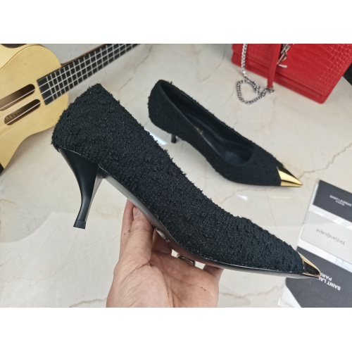 Replica Yves Saint Laurent YSL High-Heeled Shoes For Women #946438 $102.00 USD for Wholesale