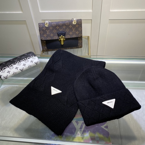 Replica Prada Woolen Hat & Scarf #946835 $48.00 USD for Wholesale