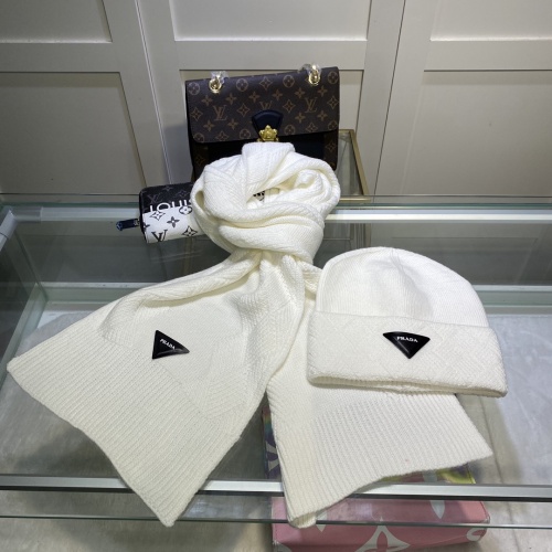 Replica Prada Woolen Hat & Scarf #946839 $48.00 USD for Wholesale