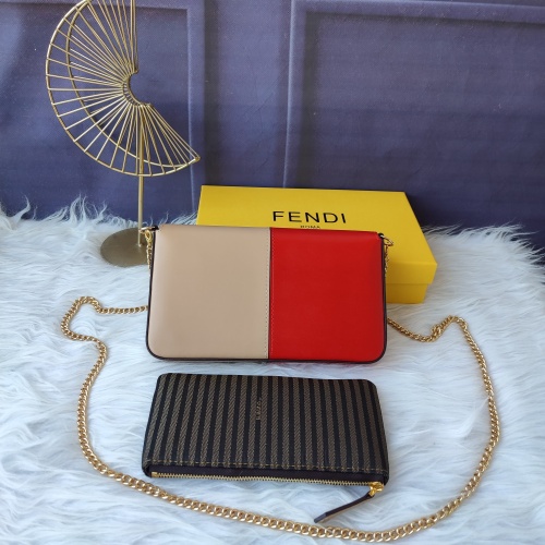 Replica Fendi AAA Quality Messenger Bags For Women #946870 $72.00 USD for Wholesale
