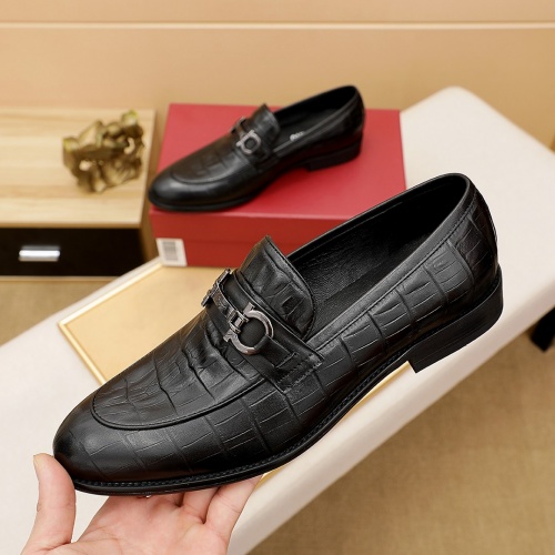 Ferragamo Leather Shoes For Men #946978 $72.00 USD, Wholesale Replica Salvatore Ferragamo Leather Shoes