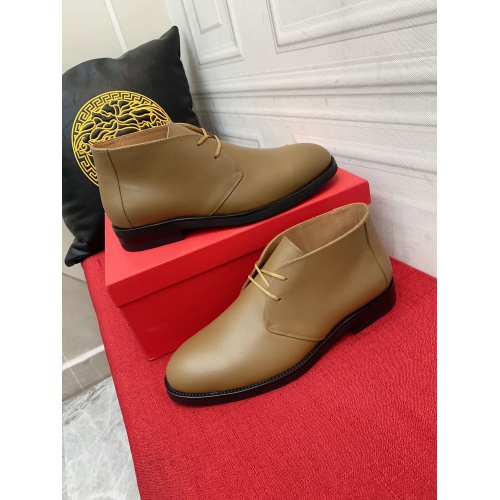 Ferragamo Leather Shoes For Men #946981 $102.00 USD, Wholesale Replica Salvatore Ferragamo Leather Shoes