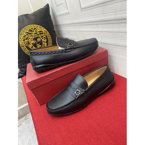 Ferragamo Leather Shoes For Men #946983 $88.00 USD, Wholesale Replica Salvatore Ferragamo Leather Shoes