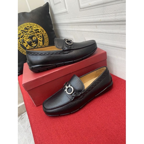 Ferragamo Leather Shoes For Men #946985 $88.00 USD, Wholesale Replica Salvatore Ferragamo Leather Shoes