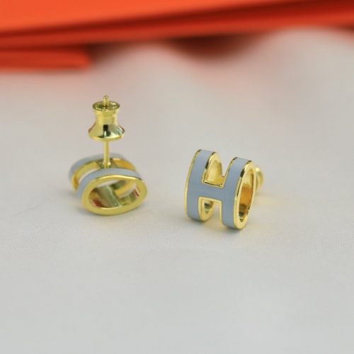 Replica Hermes Earring For Women #947129 $40.00 USD for Wholesale