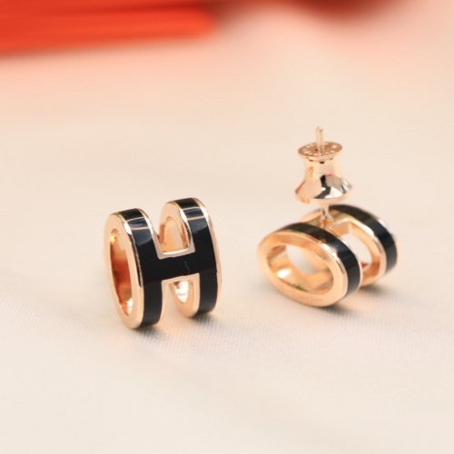 Replica Hermes Earring For Women #947134 $40.00 USD for Wholesale