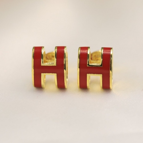 Hermes Earring For Women #947138 $40.00 USD, Wholesale Replica Hermes Earrings