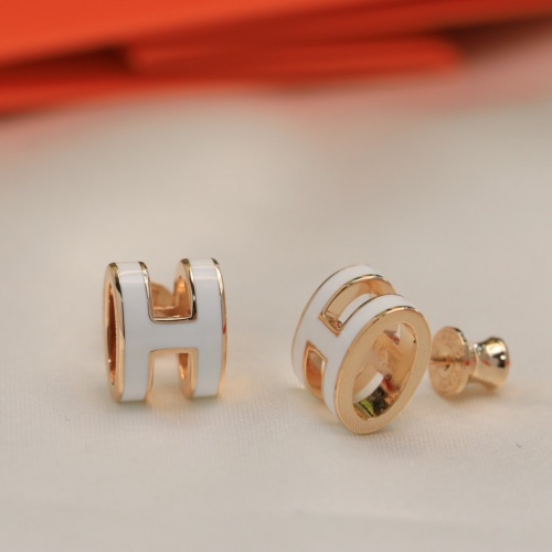 Replica Hermes Earring For Women #947139 $40.00 USD for Wholesale
